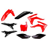 BOX KIT HONDA CRF250R 14-17, CRF450R 13-16 RED/BLACK